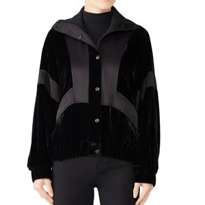 Parker Hollis Velvet Combo Jacket medium LL